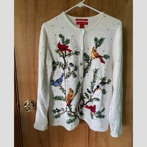 Northern Isles Vintage Bird Holiday Sweater